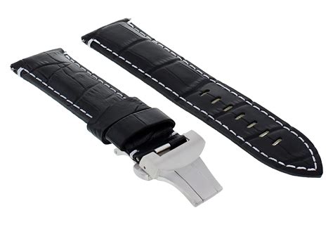 breitling colt 42 lederarmband|Breitling leather watch strap.